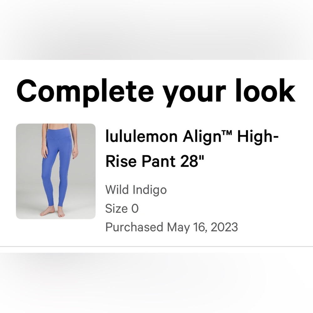 Lululemon Align High-Rise Pant 28”